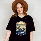 Indiana, Indianapolis - States & Cities Unisex Crewneck T-Shirt Sweatshirt Hoodie