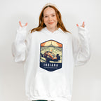 Indiana, Indianapolis - States & Cities Unisex Crewneck T-Shirt Sweatshirt Hoodie