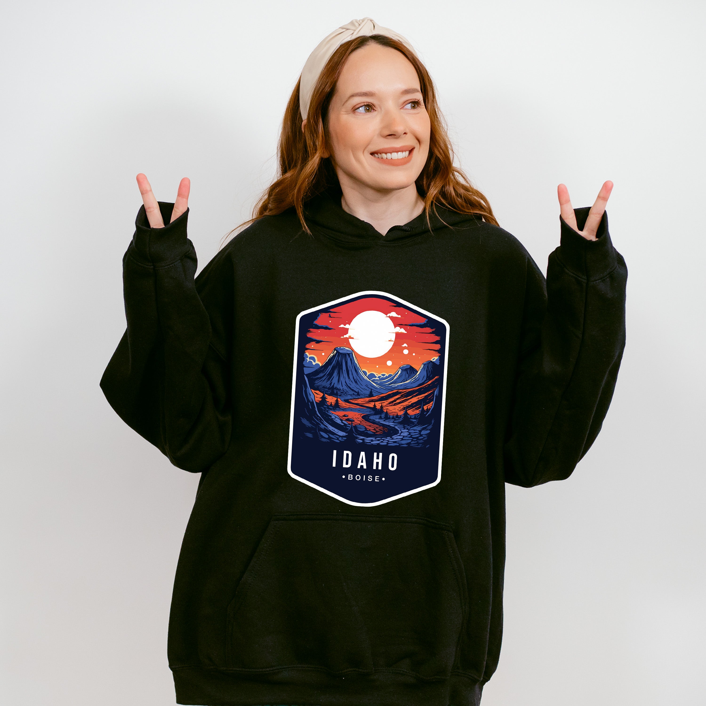 Idaho Boise - States &amp; Cities Unisex Crewneck T-Shirt Sweatshirt Hoodie
