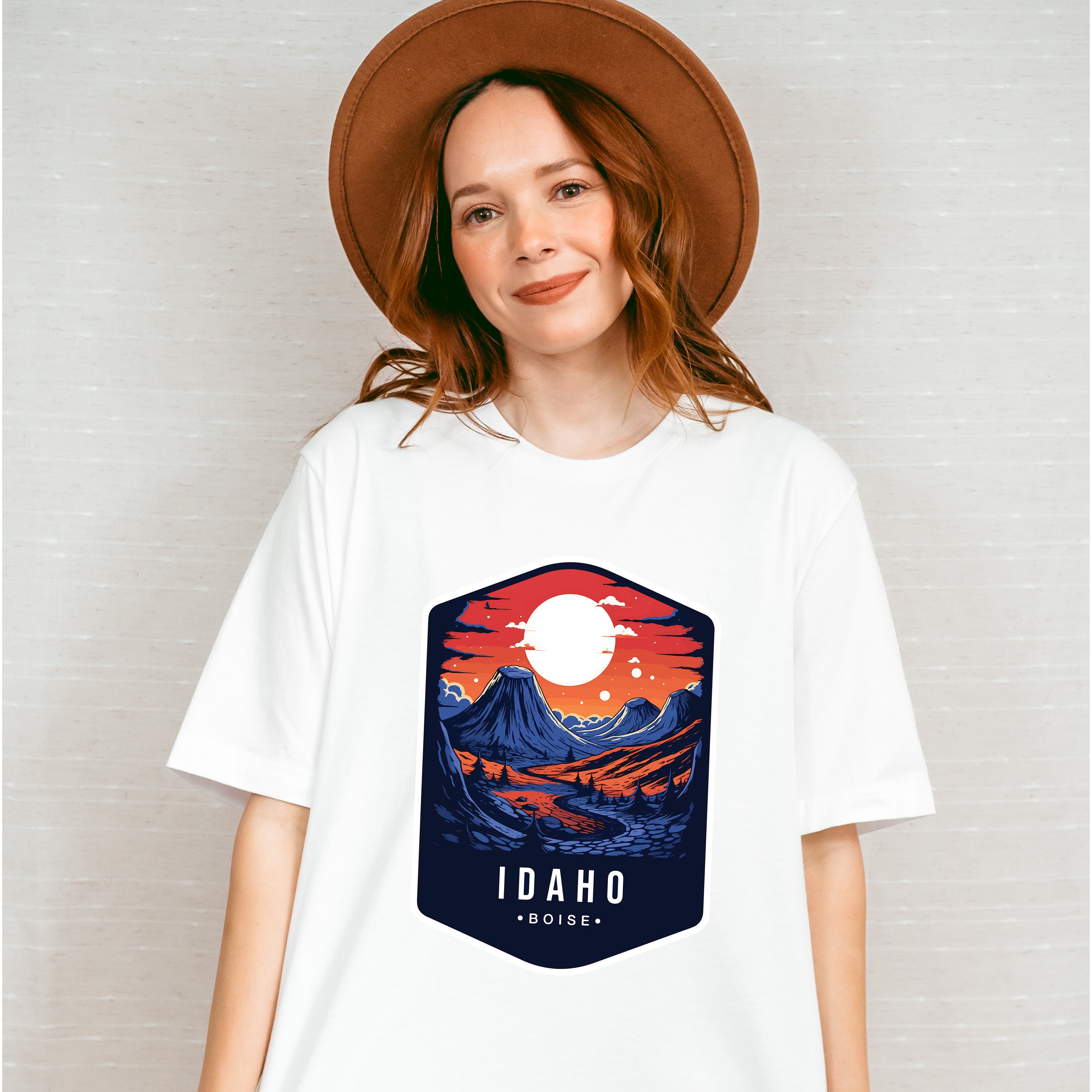 Idaho Boise - States &amp; Cities Unisex Crewneck T-Shirt Sweatshirt Hoodie