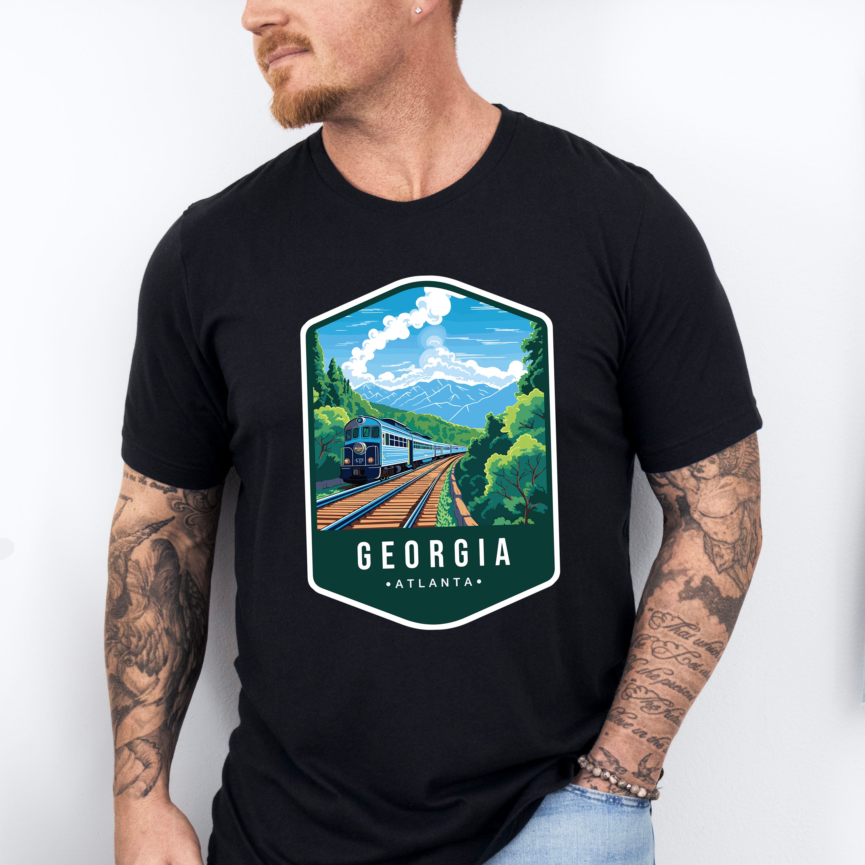 Georgia Atlanta - States &amp; Cities Unisex Crewneck T-Shirt Sweatshirt Hoodie