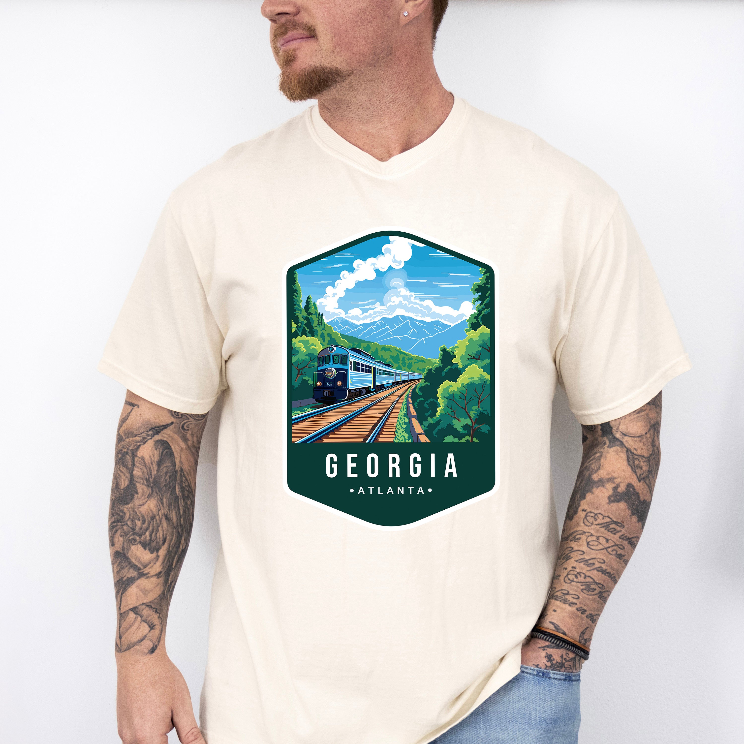 Georgia Atlanta - States &amp; Cities Unisex Crewneck T-Shirt Sweatshirt Hoodie