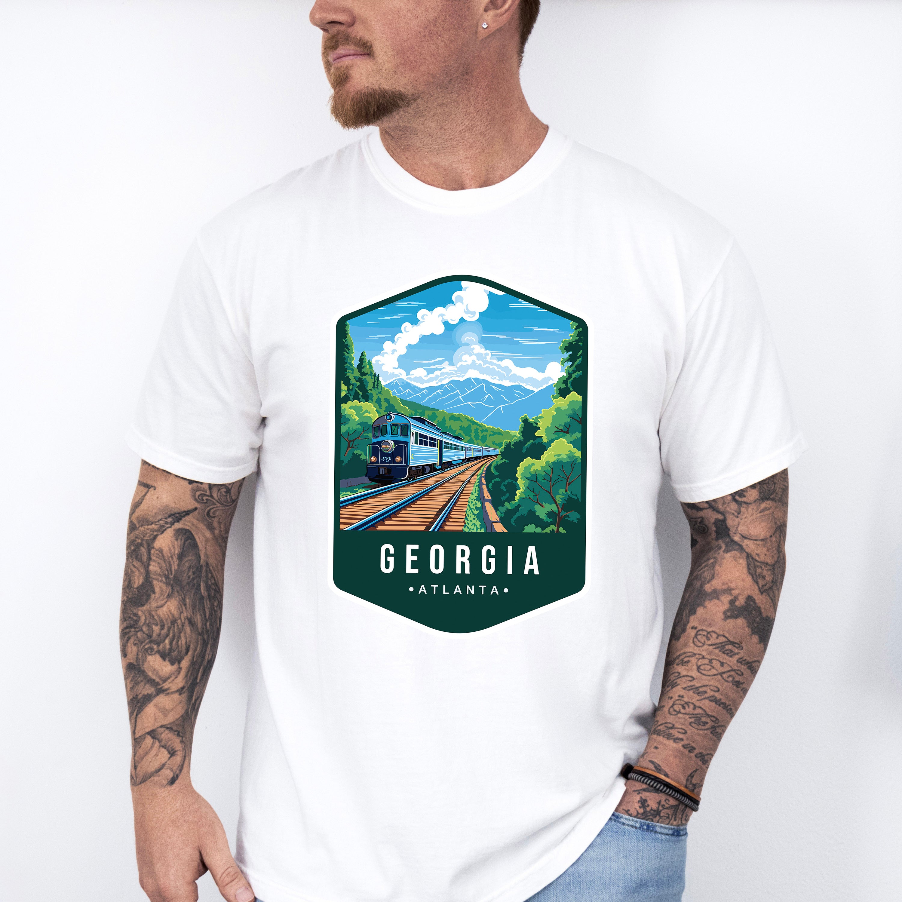 Georgia Atlanta - States &amp; Cities Unisex Crewneck T-Shirt Sweatshirt Hoodie