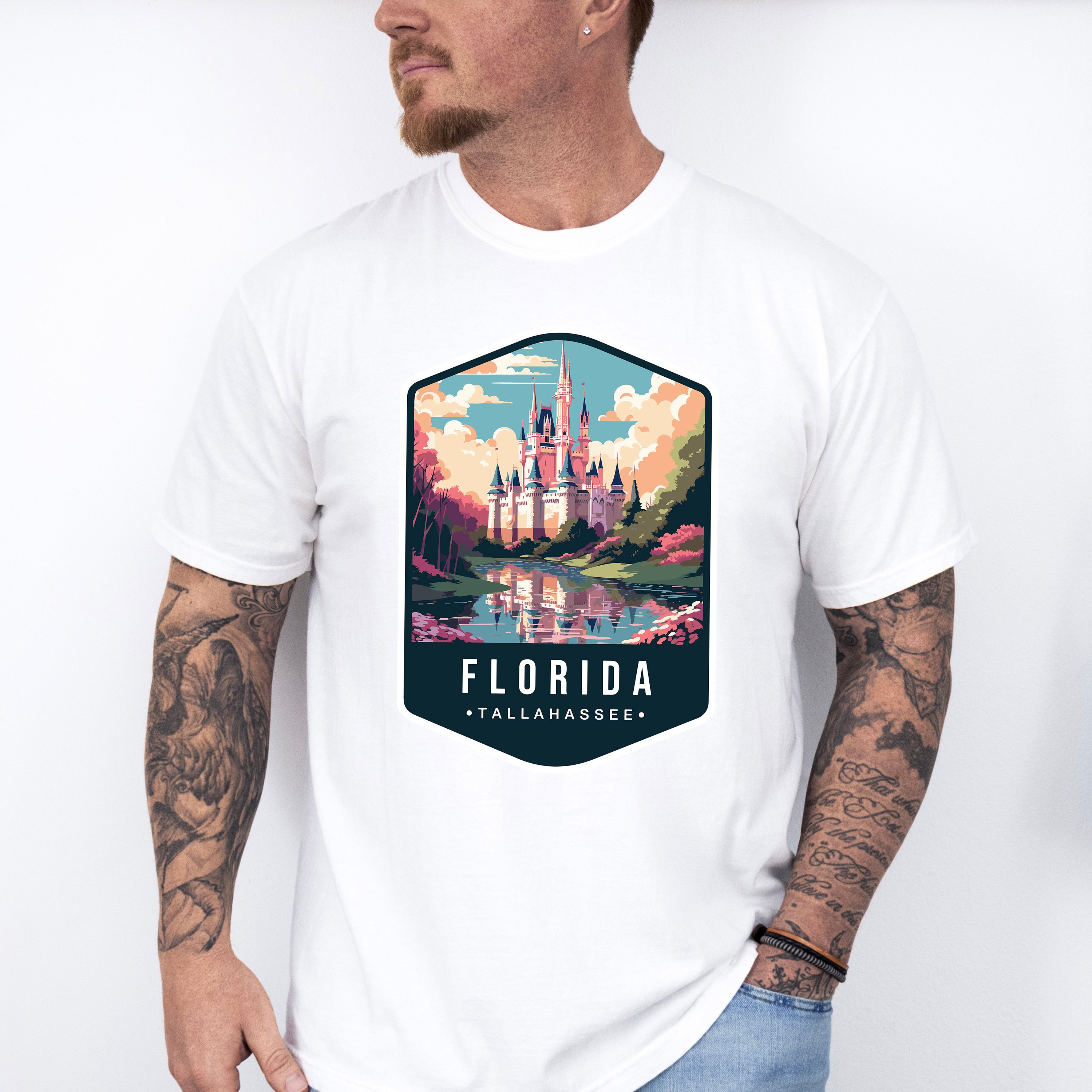 Florida Tallahassee - States &amp; Cities Unisex Crewneck T-Shirt Sweatshirt Hoodie