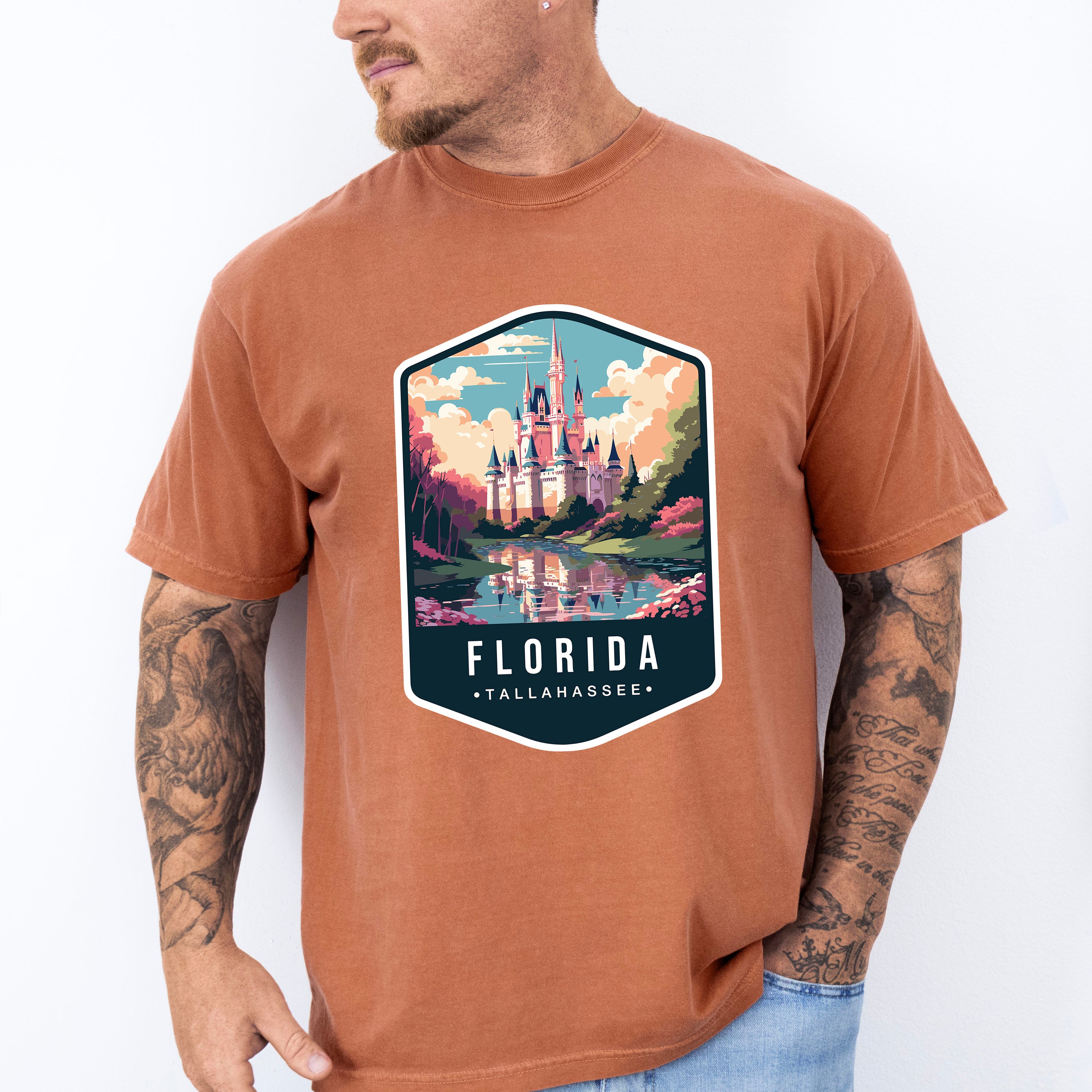 Florida Tallahassee - States &amp; Cities Unisex Crewneck T-Shirt Sweatshirt Hoodie