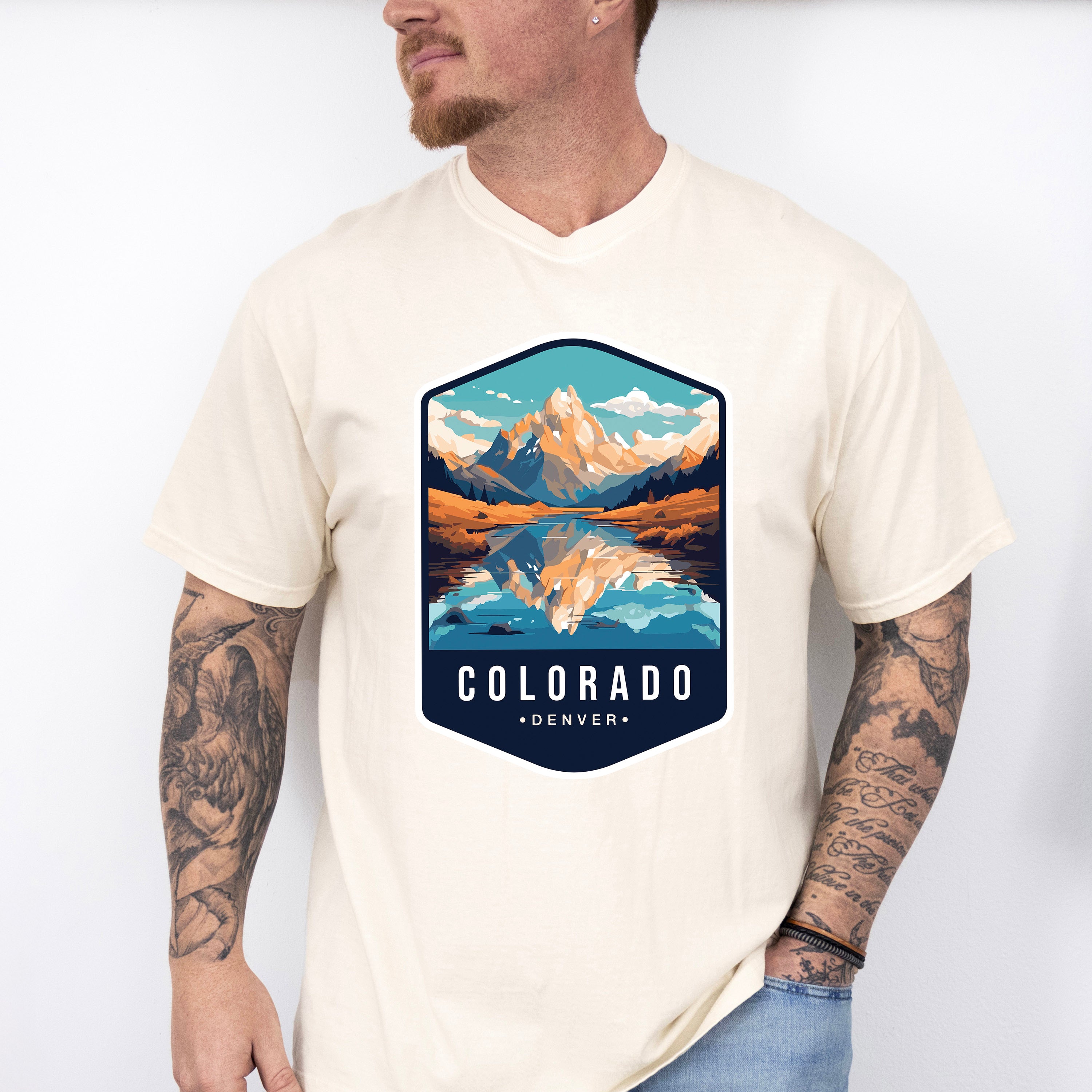 Colorado Denver - States &amp; Cities Unisex Crewneck T-Shirt Sweatshirt Hoodie
