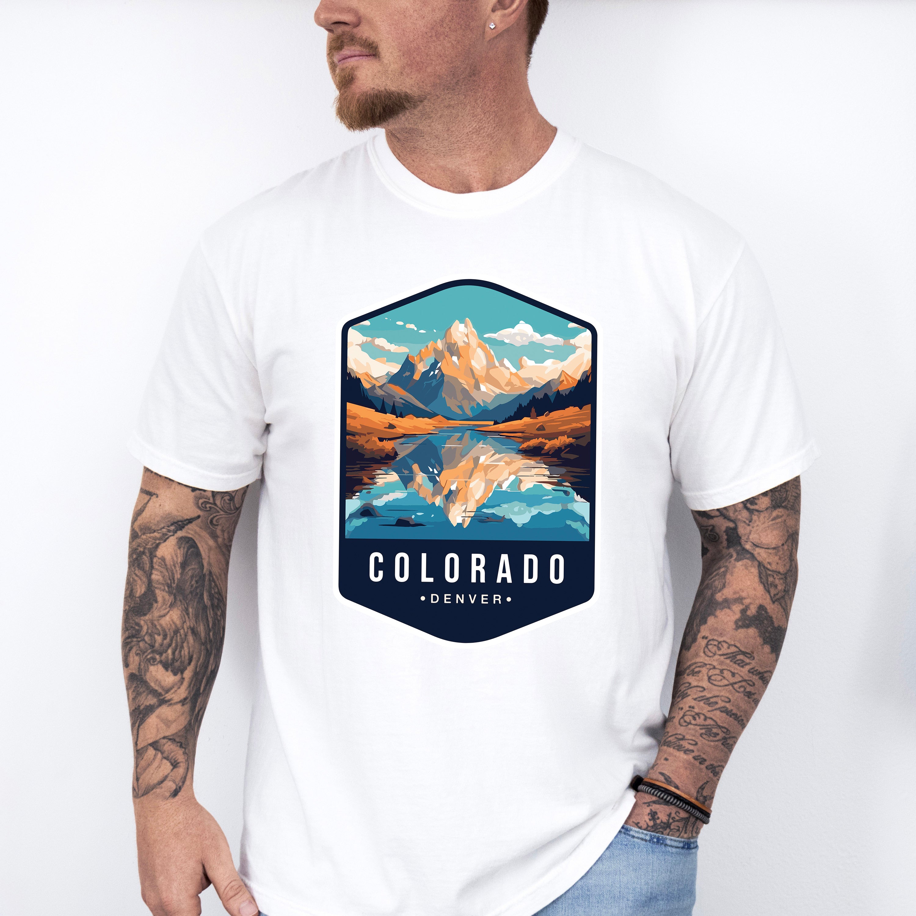 Colorado Denver - States &amp; Cities Unisex Crewneck T-Shirt Sweatshirt Hoodie