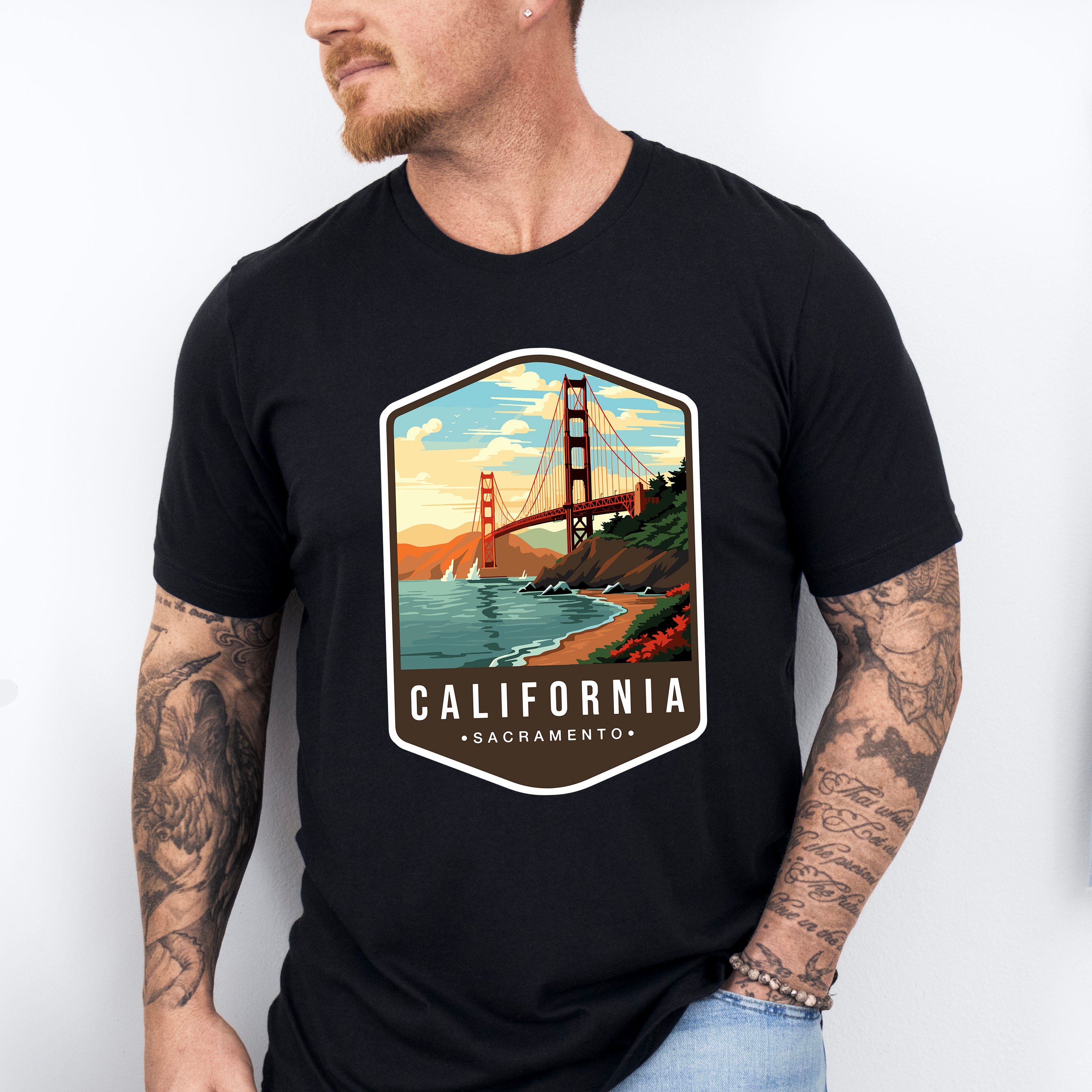 California Sacramento - States &amp; Cities Unisex Crewneck T-Shirt Sweatshirt Hoodie