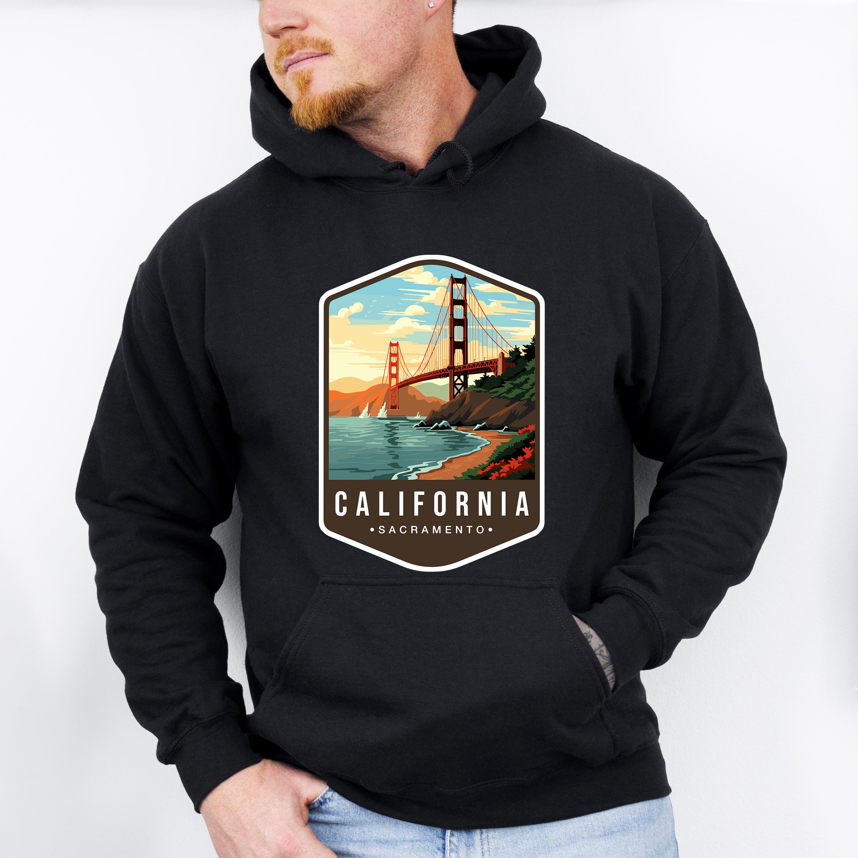 California Sacramento - States &amp; Cities Unisex Crewneck T-Shirt Sweatshirt Hoodie