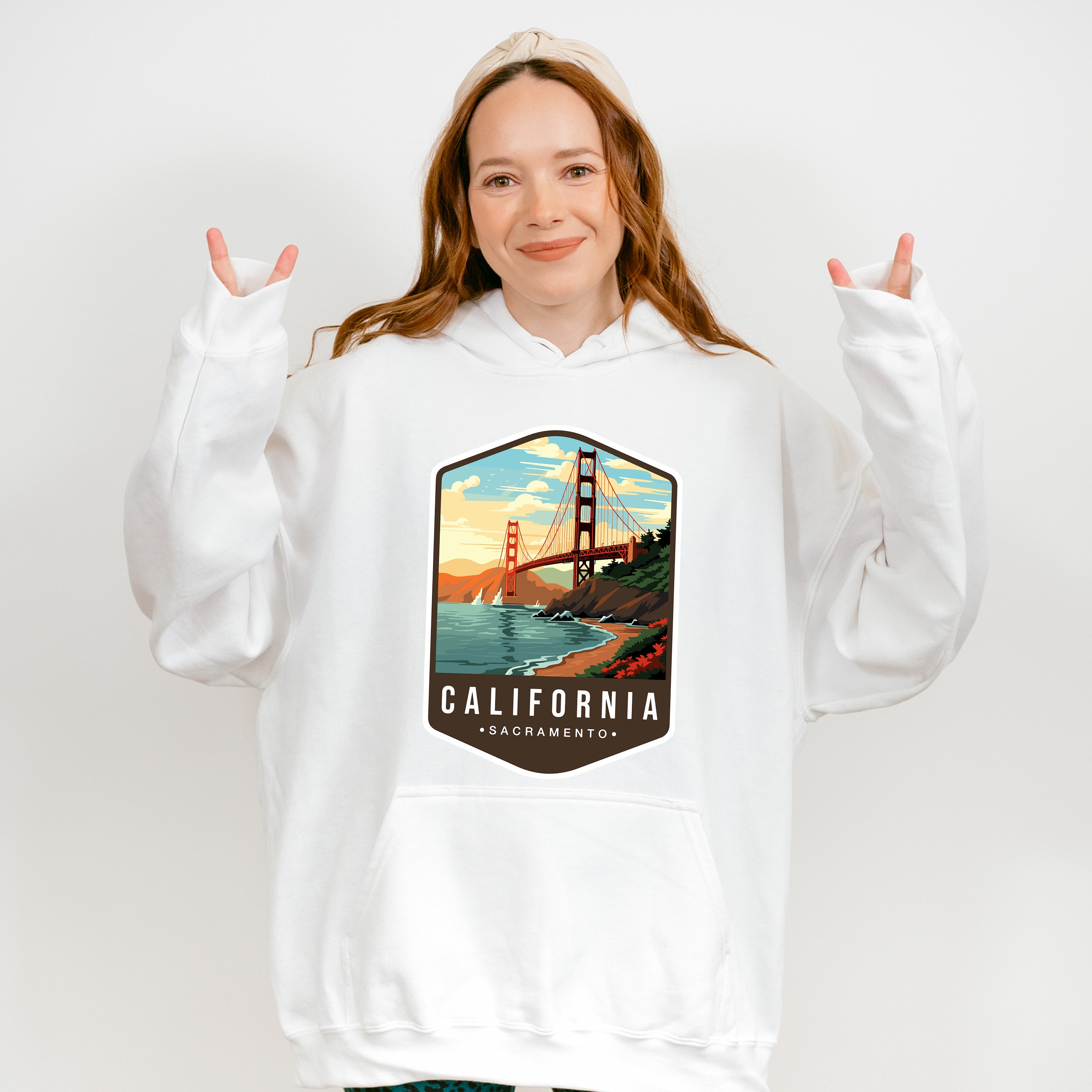 California Sacramento - States &amp; Cities Unisex Crewneck T-Shirt Sweatshirt Hoodie
