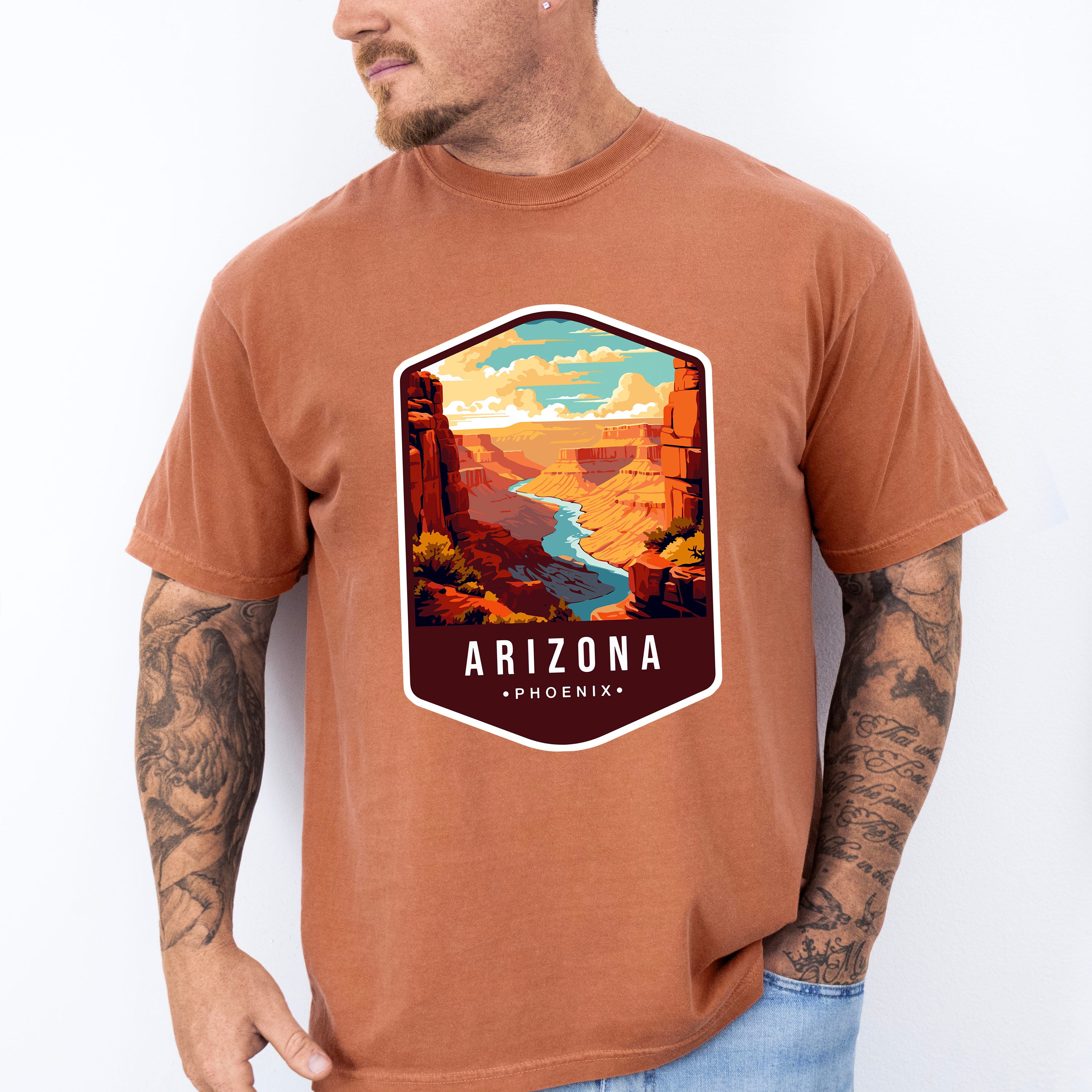Arizona Phoenix - States &amp; Cities Unisex Crewneck T-Shirt Sweatshirt Hoodie