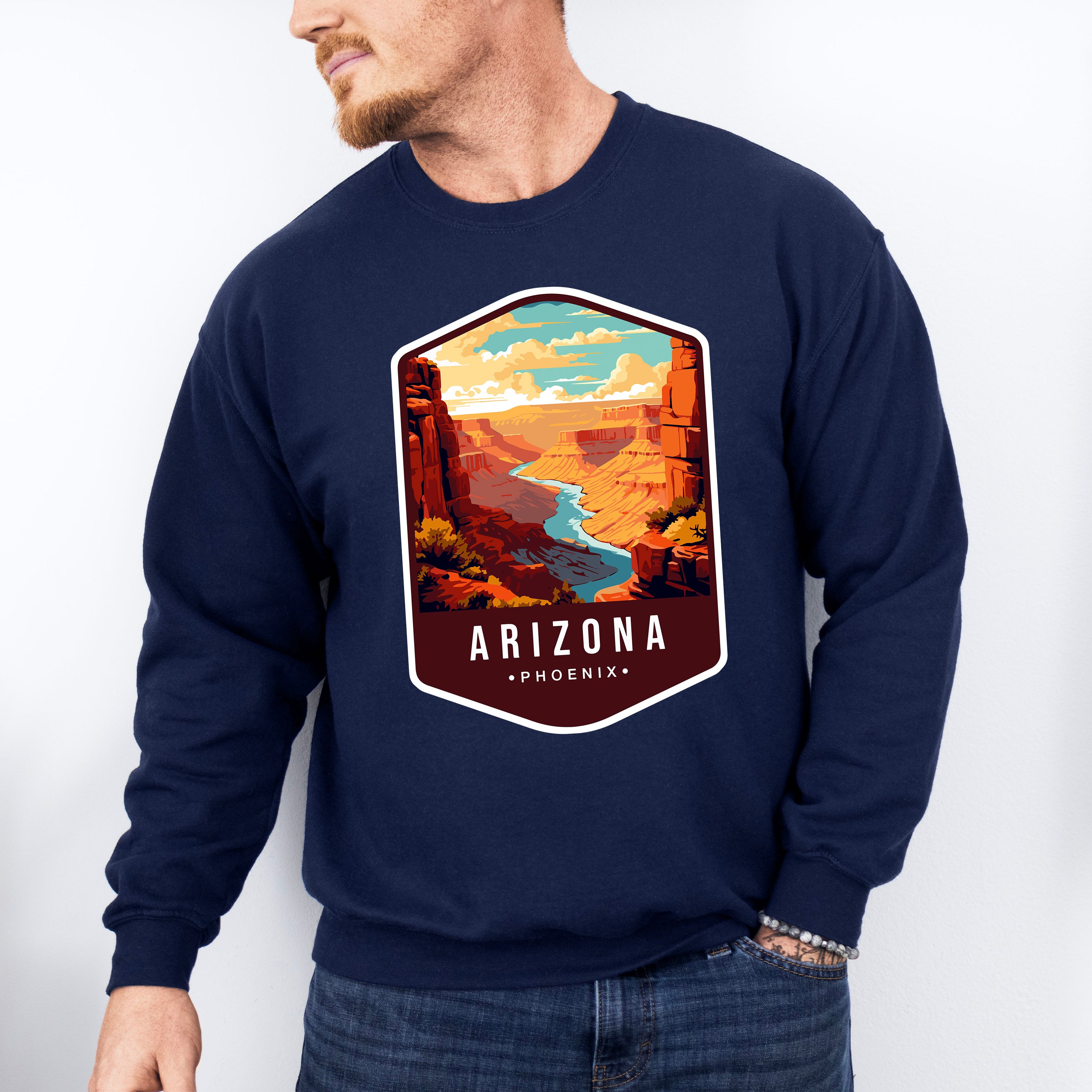 Arizona Phoenix - States &amp; Cities Unisex Crewneck T-Shirt Sweatshirt Hoodie