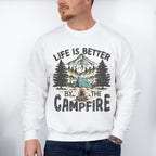 Life Is Better By The Camping Design - Camping Unisex Crewneck T-Shirt Sweatshirt Hoodie
