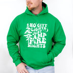 No City Lights Just Camp Fire Nights Design - Camping Unisex Crewneck T-Shirt Sweatshirt Hoodie