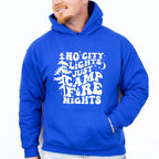 No City Lights Just Camp Fire Nights Design - Camping Unisex Crewneck T-Shirt Sweatshirt Hoodie