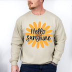 Hello Sunshine Yellow Flower - Spring Unisex Crewneck T-Shirt Sweatshirt Hoodie