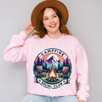 Campfire Social Club Design - Camping Unisex Crewneck T-Shirt Sweatshirt Hoodie