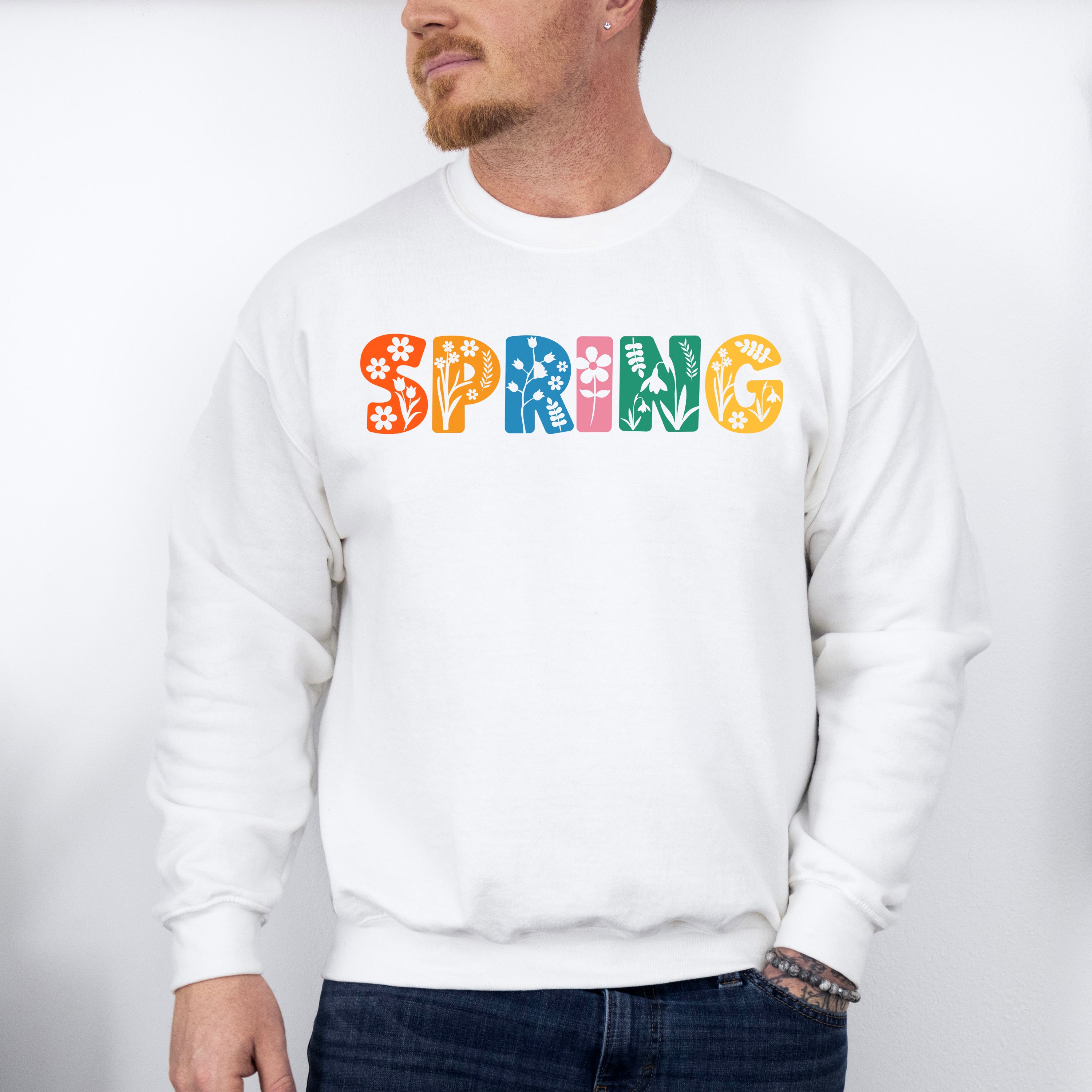 Spring Colorful - Spring Unisex Crewneck T-Shirt Sweatshirt Hoodie