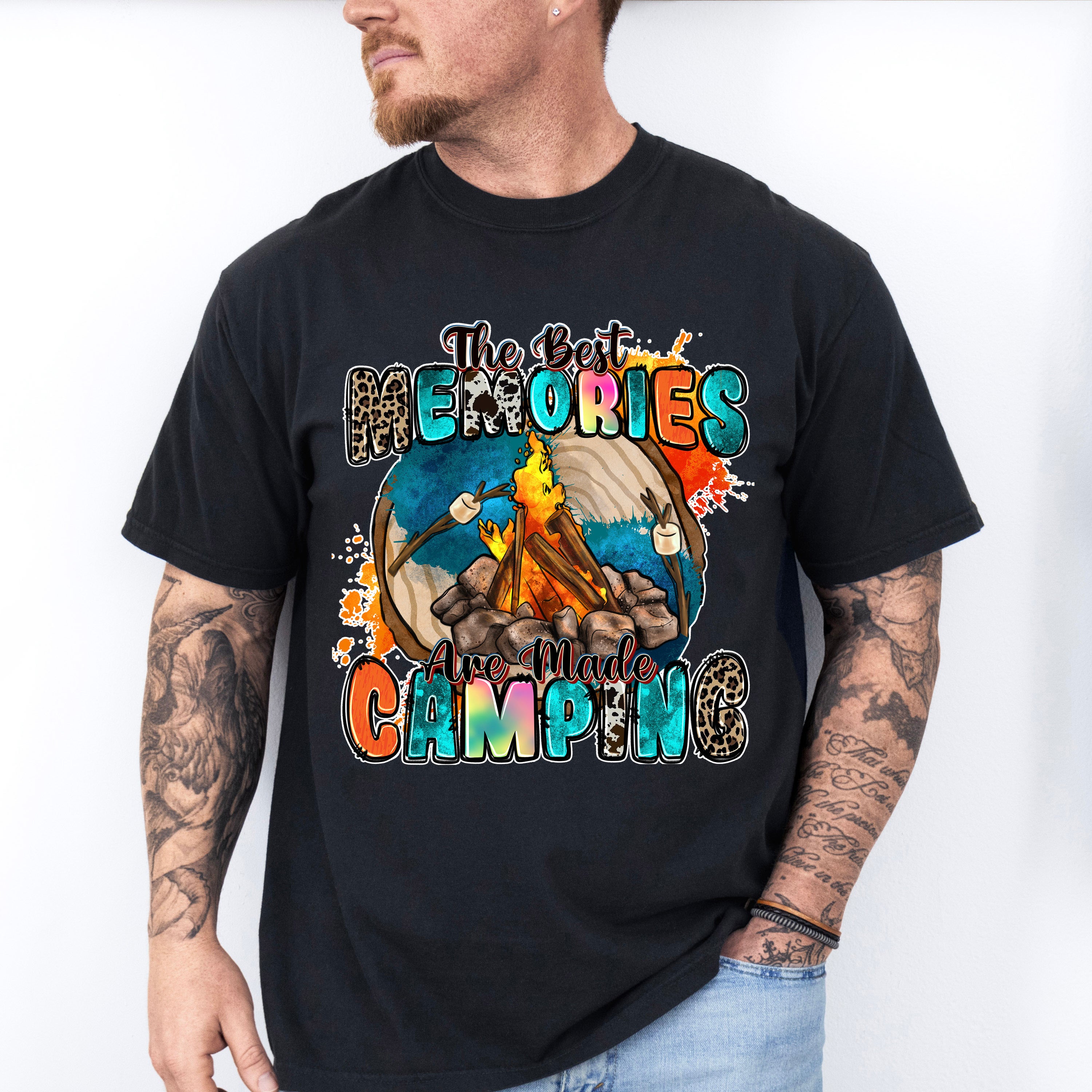 The Best Memories Are Made Camping Design - Camping Unisex Crewneck T-Shirt Sweatshirt Hoodie