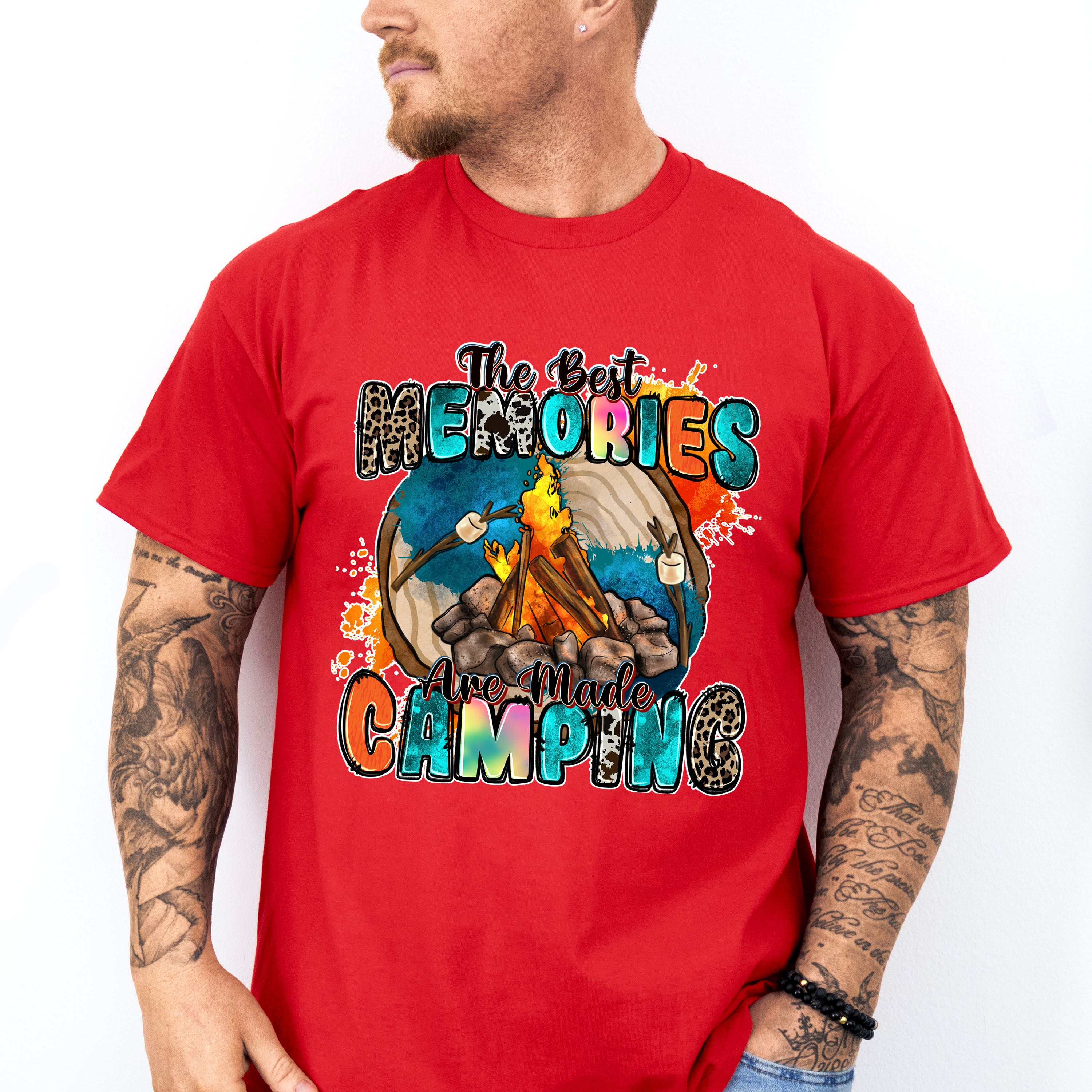 The Best Memories Are Made Camping Design - Camping Unisex Crewneck T-Shirt Sweatshirt Hoodie