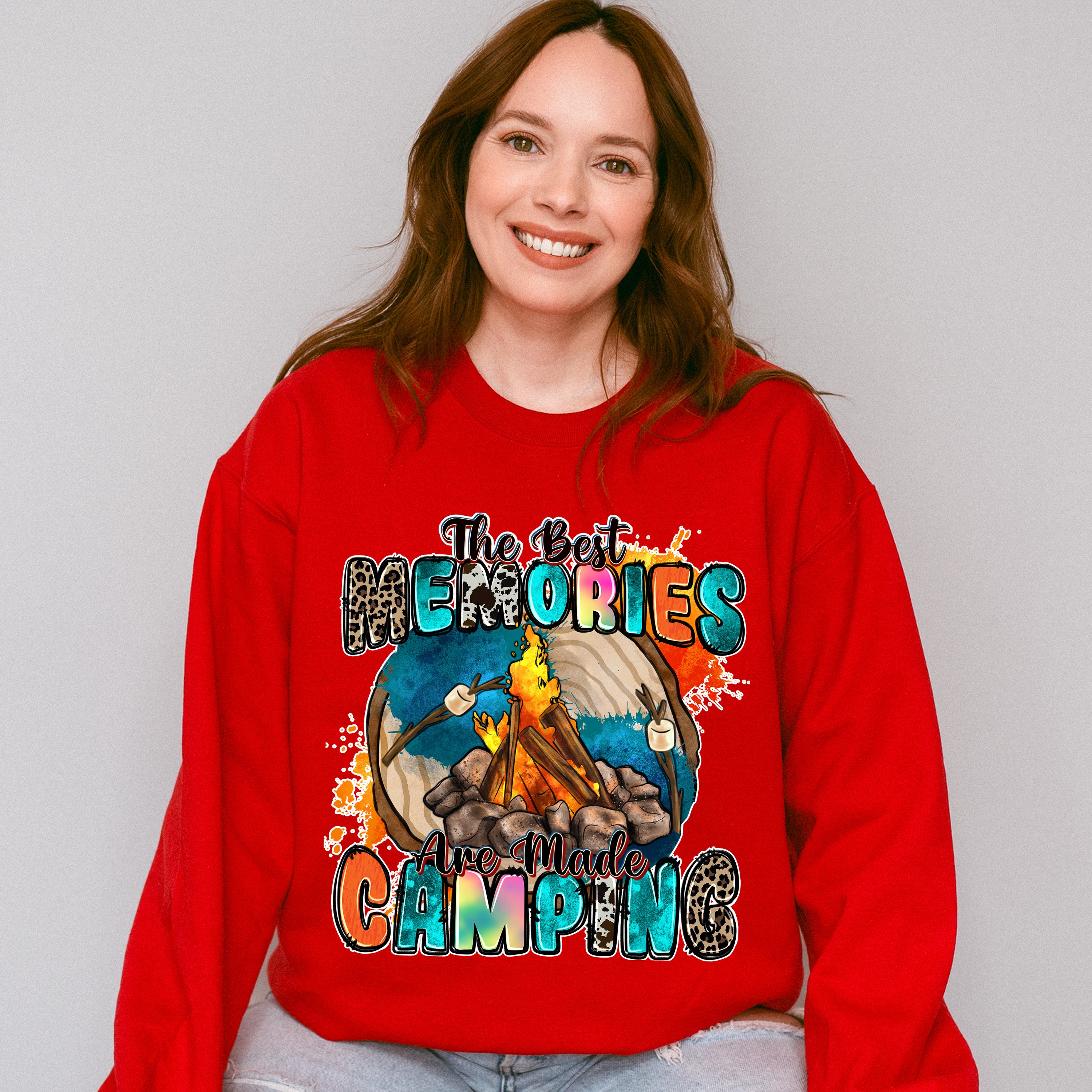 The Best Memories Are Made Camping Design - Camping Unisex Crewneck T-Shirt Sweatshirt Hoodie