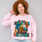 The Best Memories Are Made Camping Design - Camping Unisex Crewneck T-Shirt Sweatshirt Hoodie