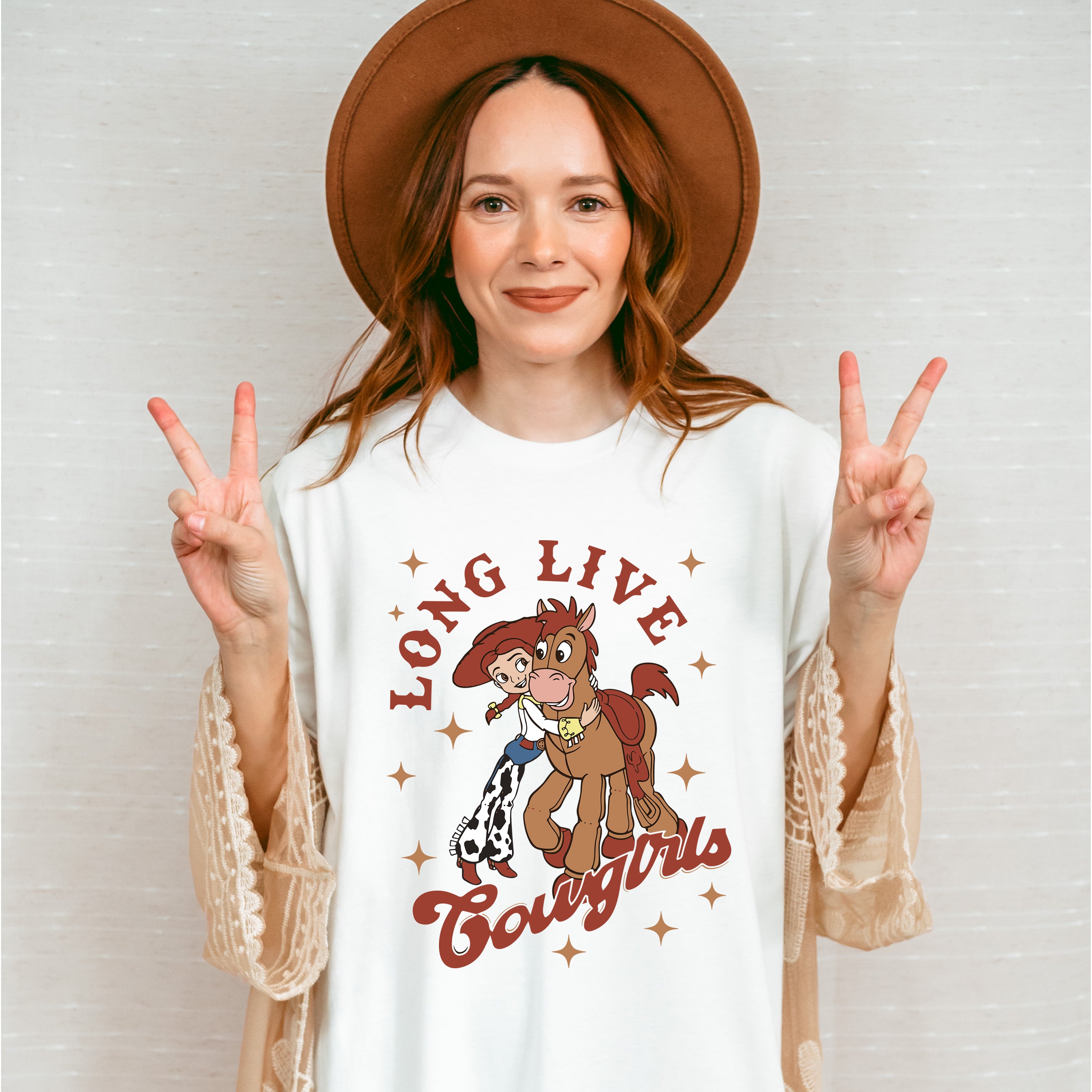 Long Live Cowgirls Toy Story - Cowgirl Unisex Crewneck T-Shirt Sweatshirt Hoodie