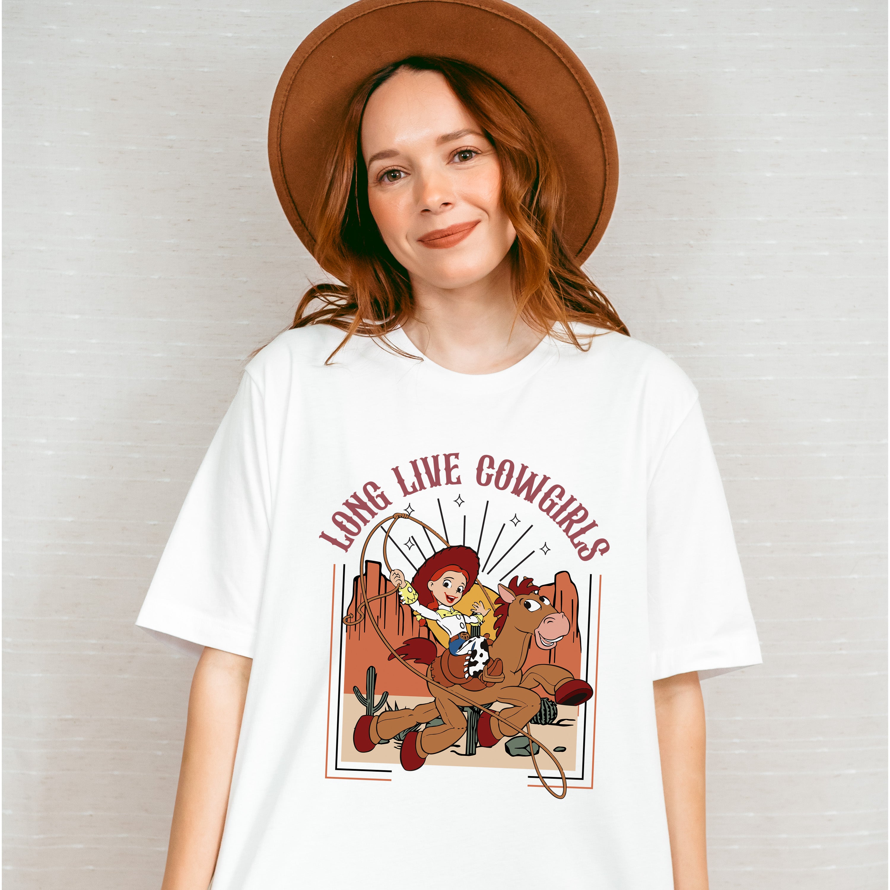 Long Live Cowgirls Toy Story Jessie - Cowgirl Unisex Crewneck T-Shirt Sweatshirt Hoodie