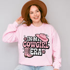 In My Cowgirl Era Pink Boots And Hat - Cowgirl Unisex Crewneck T-Shirt Sweatshirt Hoodie