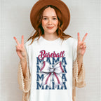 Baseball Mama Ribbon Blue Design - Baseball Unisex Crewneck T-Shirt Sweatshirt Hoodie
