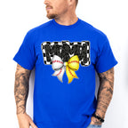 Mama White And Yellow Ribbon Design - Baseball Unisex Crewneck T-Shirt Sweatshirt Hoodie