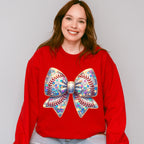 Sequin Bowtie - Baseball Unisex Crewneck T-Shirt Sweatshirt Hoodie