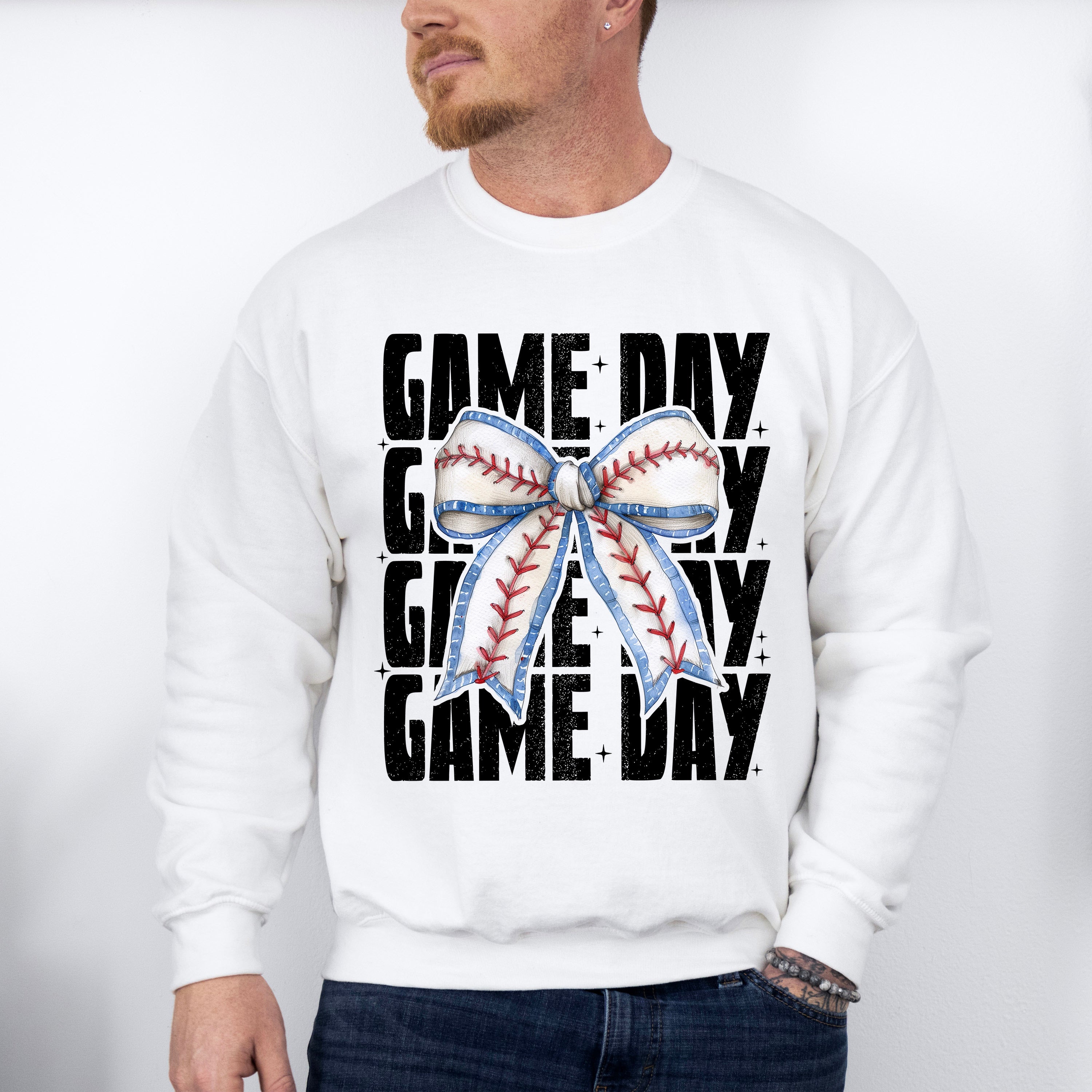 Game Da Blue Ribbon Design - Baseball Unisex Crewneck T-Shirt Sweatshirt Hoodie