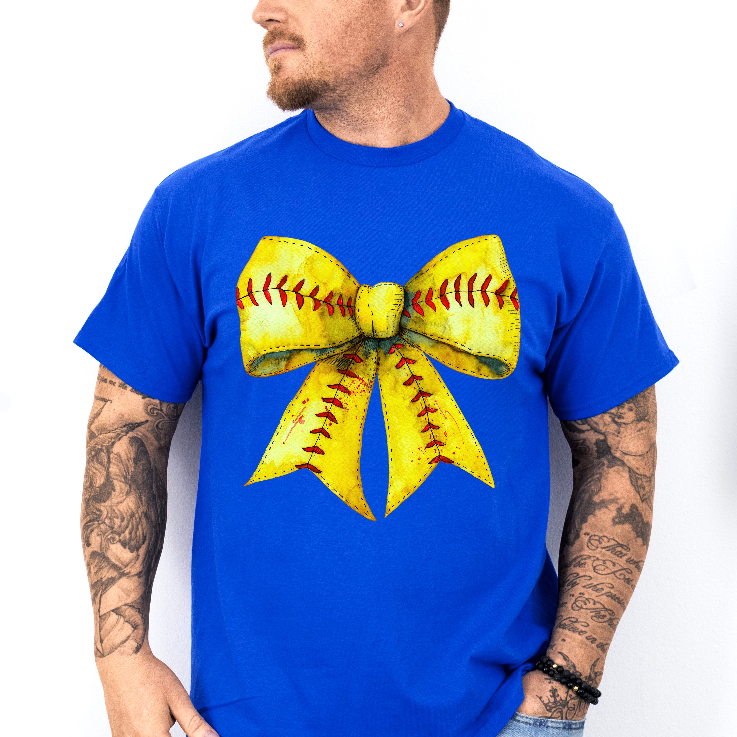 Red And Yellow Bowtie - Baseball Unisex Crewneck T-Shirt Sweatshirt Hoodie