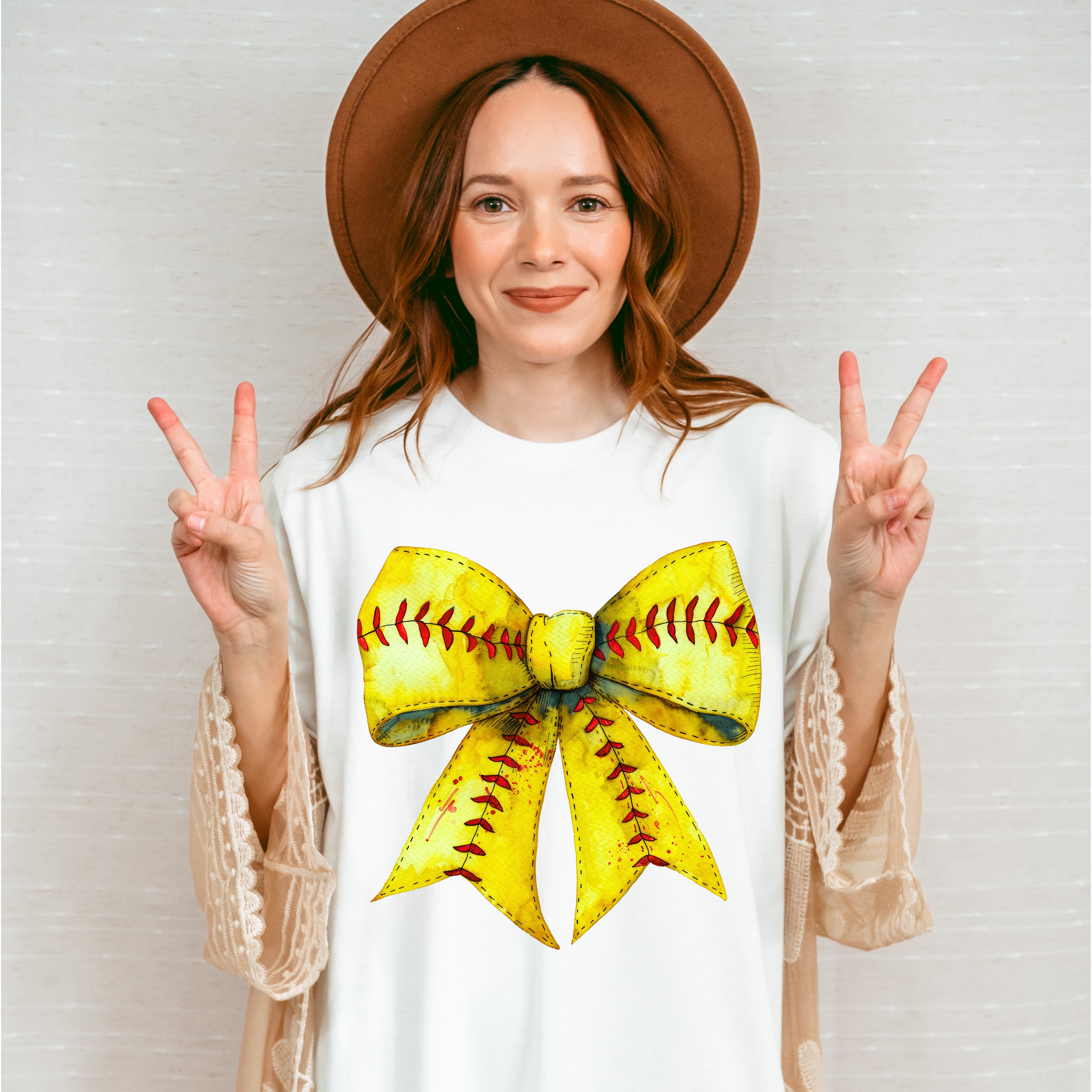 Red And Yellow Bowtie - Baseball Unisex Crewneck T-Shirt Sweatshirt Hoodie