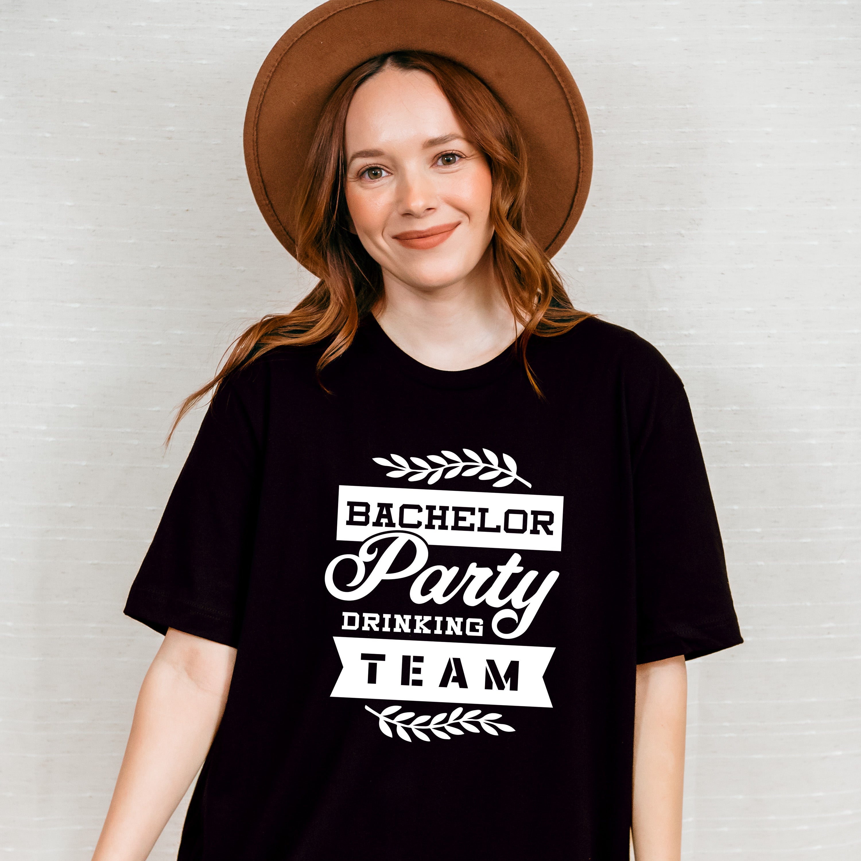 Bachelor Party Drinking Team B&amp;W - Bachelor Unisex Crewneck T-Shirt Sweatshirt Hoodie