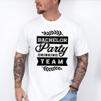 Bachelor Party Drinking Team B&W - Bachelor Unisex Crewneck T-Shirt Sweatshirt Hoodie