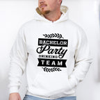 Bachelor Party Drinking Team B&W - Bachelor Unisex Crewneck T-Shirt Sweatshirt Hoodie