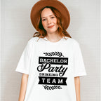 Bachelor Party Drinking Team B&W - Bachelor Unisex Crewneck T-Shirt Sweatshirt Hoodie