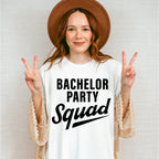 Bachelor Party Squad B&W - Bachelor Unisex Crewneck T-Shirt Sweatshirt Hoodie