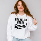 Bachelor Party Squad B&W - Bachelor Unisex Crewneck T-Shirt Sweatshirt Hoodie