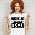 Bachelor Party Crew B&W - Bachelor Unisex Crewneck T-Shirt Sweatshirt Hoodie