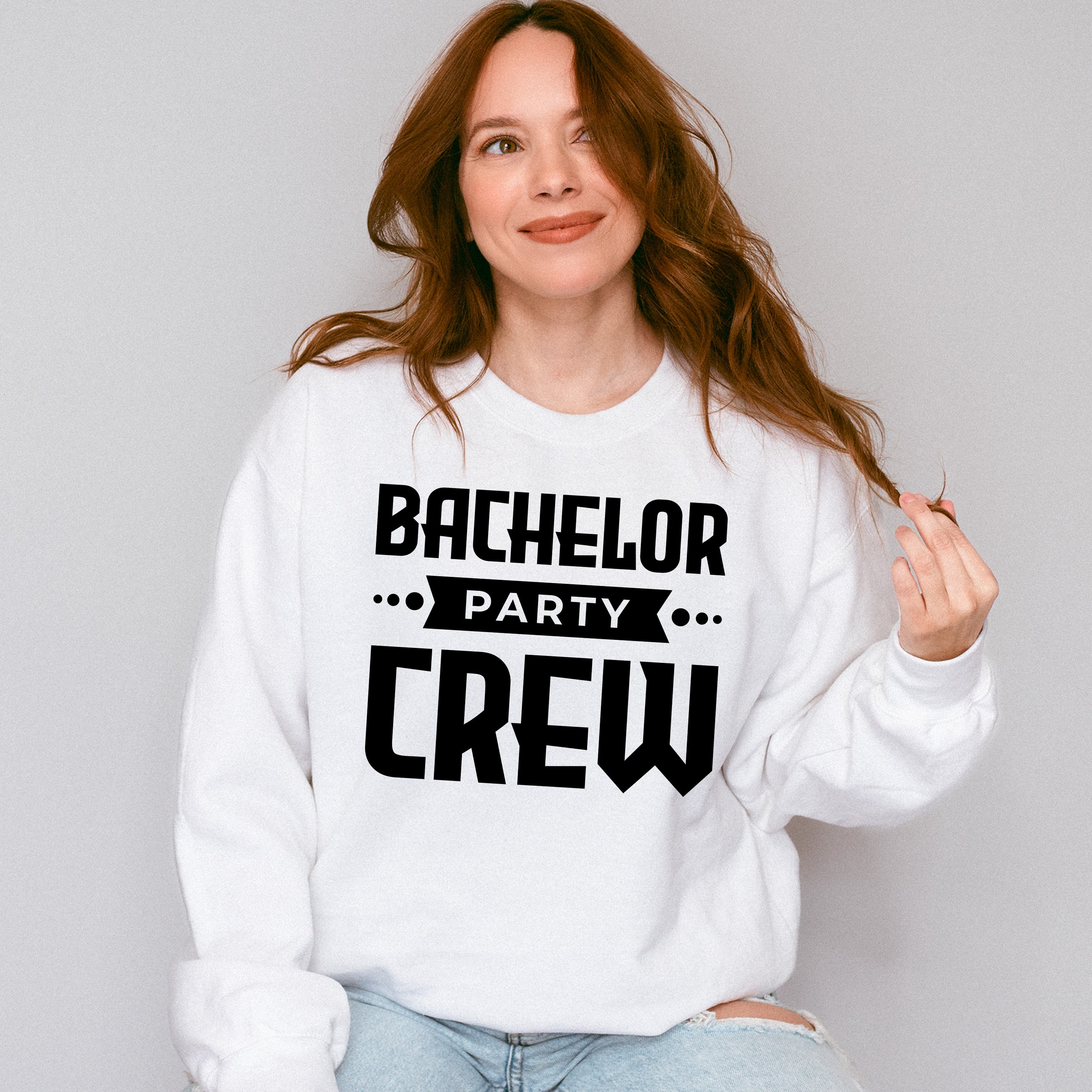 Bachelor Party Crew B&amp;W - Bachelor Unisex Crewneck T-Shirt Sweatshirt Hoodie