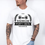 Bachelor Party Crew Member B&W Design - Bachelor Unisex Crewneck T-Shirt Sweatshirt Hoodie