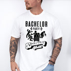 Bachelor Party Drinking Team Black And White - Bachelor Unisex Crewneck T-Shirt Sweatshirt Hoodie