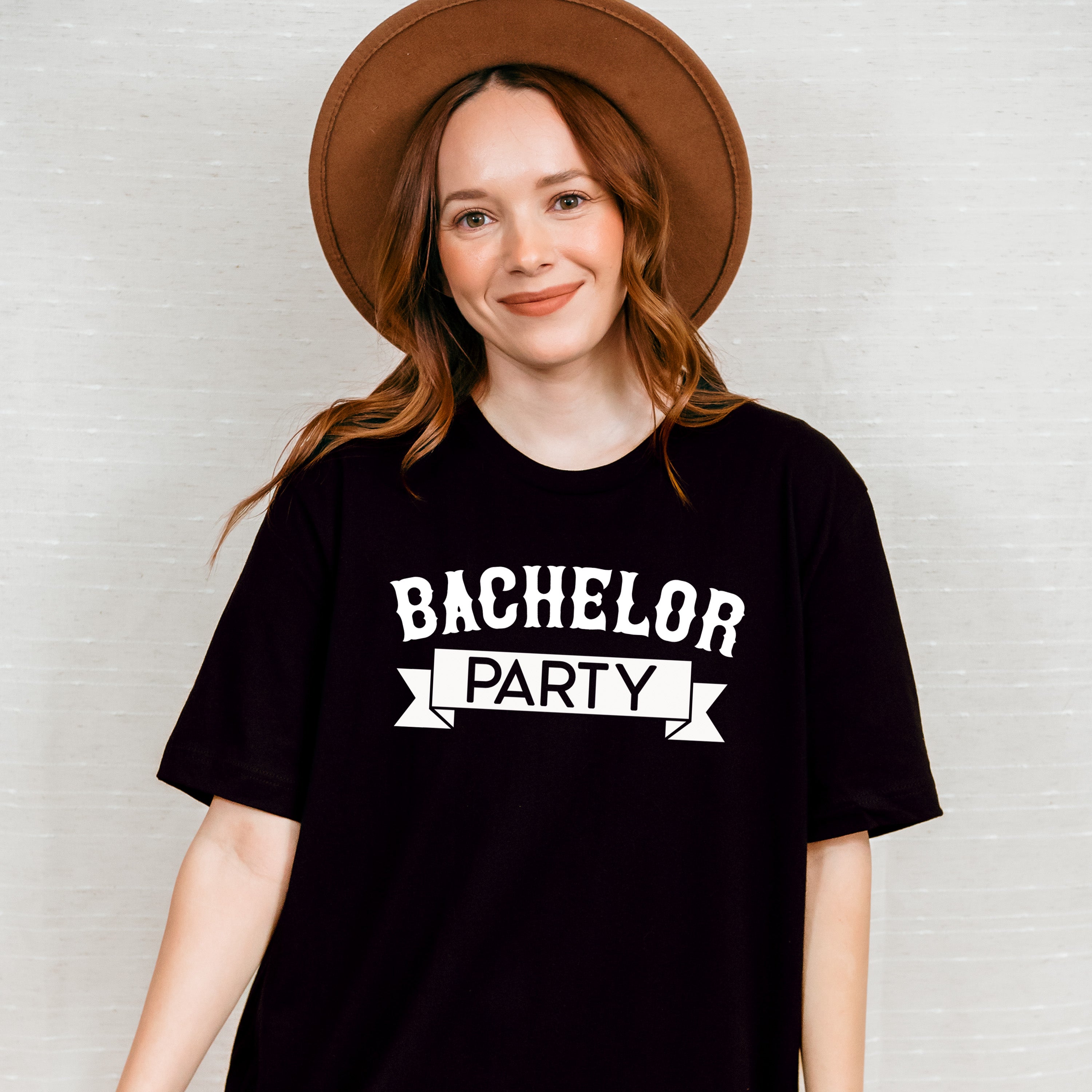 Bachelor Party Banner B&amp;W Design - Bachelor Unisex Crewneck T-Shirt Sweatshirt Hoodie