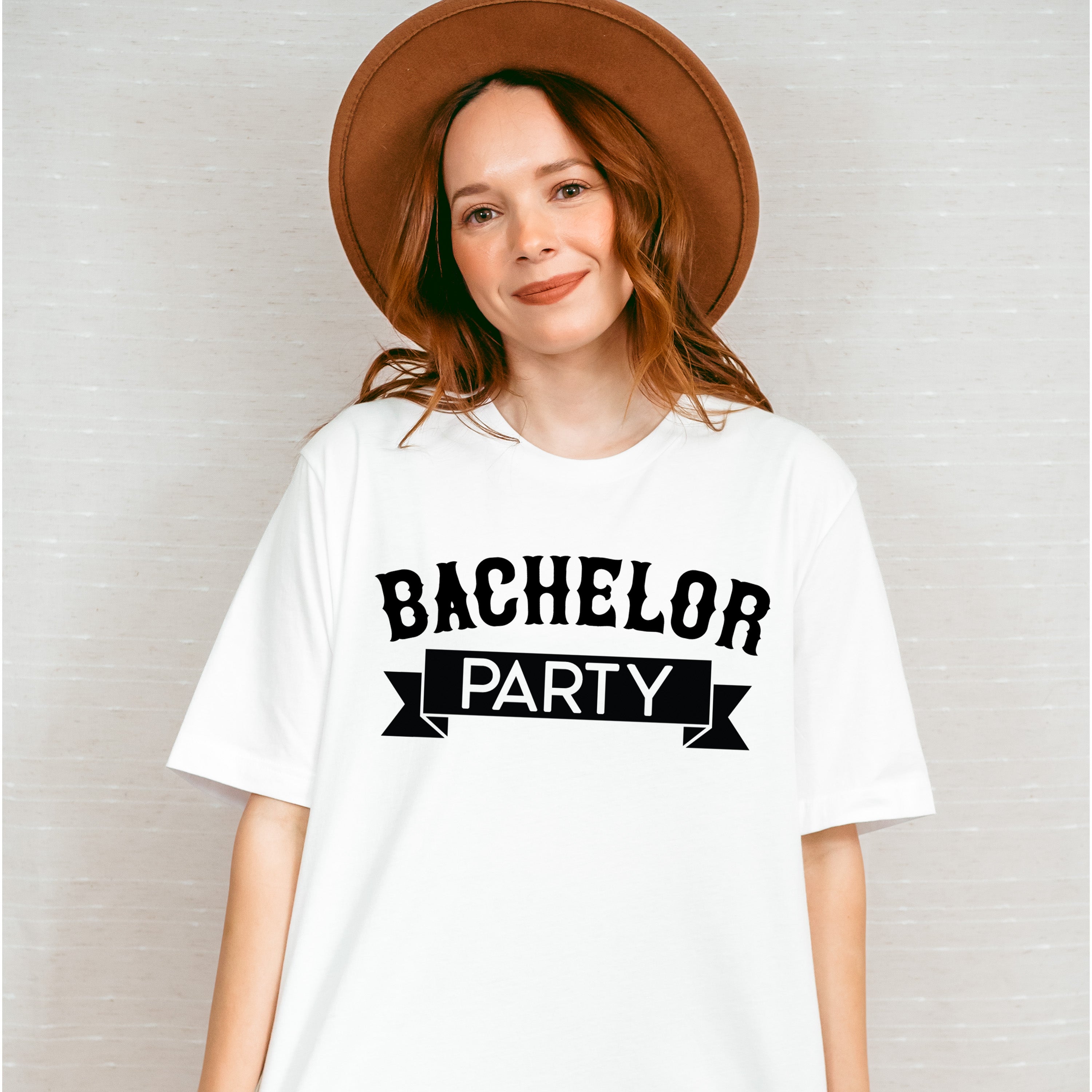 Bachelor Party Banner B&amp;W Design - Bachelor Unisex Crewneck T-Shirt Sweatshirt Hoodie