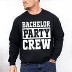 Bachelor Party Crew B&W Design - Bachelor Unisex Crewneck T-Shirt Sweatshirt Hoodie