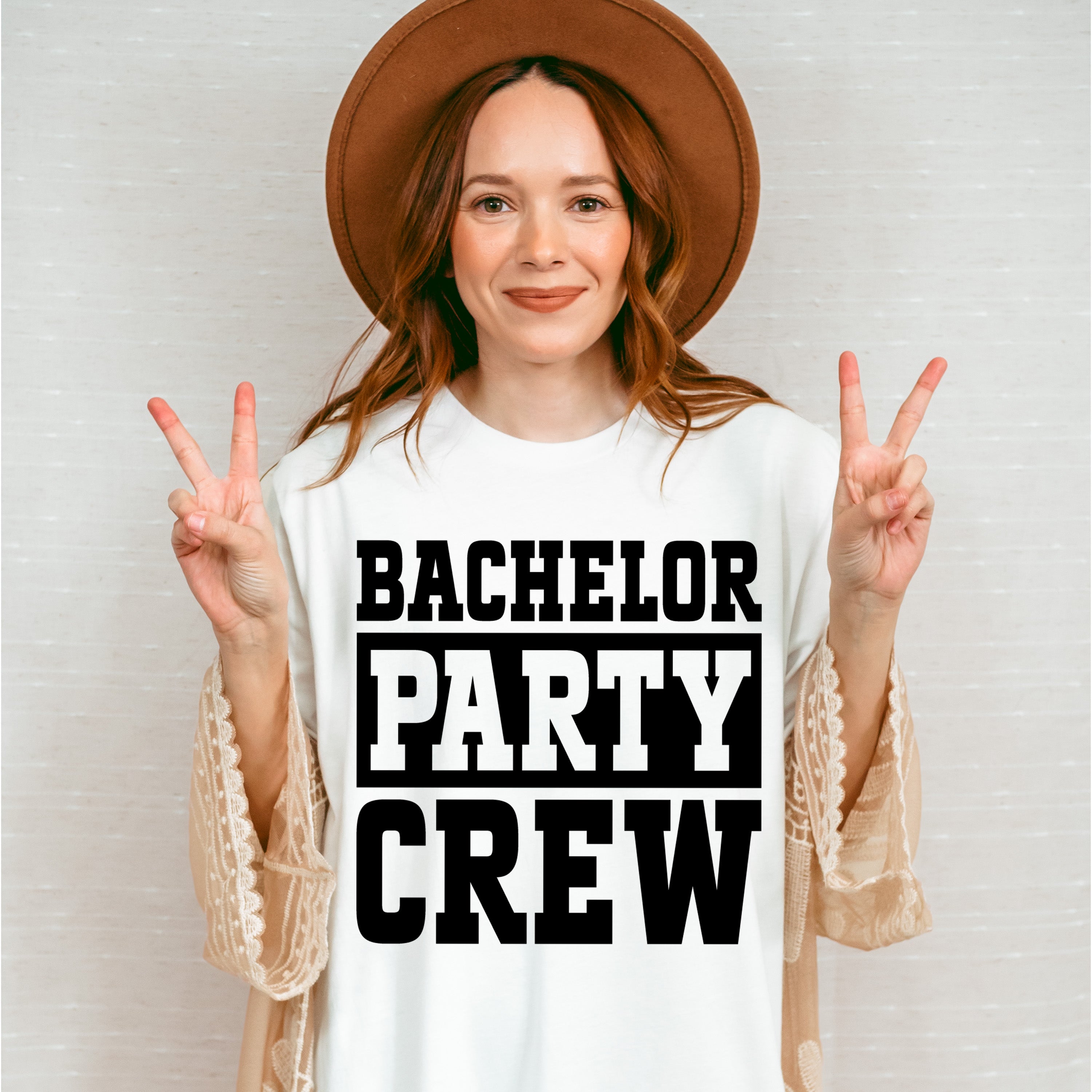 Bachelor Party Crew B&amp;W Design - Bachelor Unisex Crewneck T-Shirt Sweatshirt Hoodie