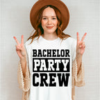Bachelor Party Crew B&W Design - Bachelor Unisex Crewneck T-Shirt Sweatshirt Hoodie